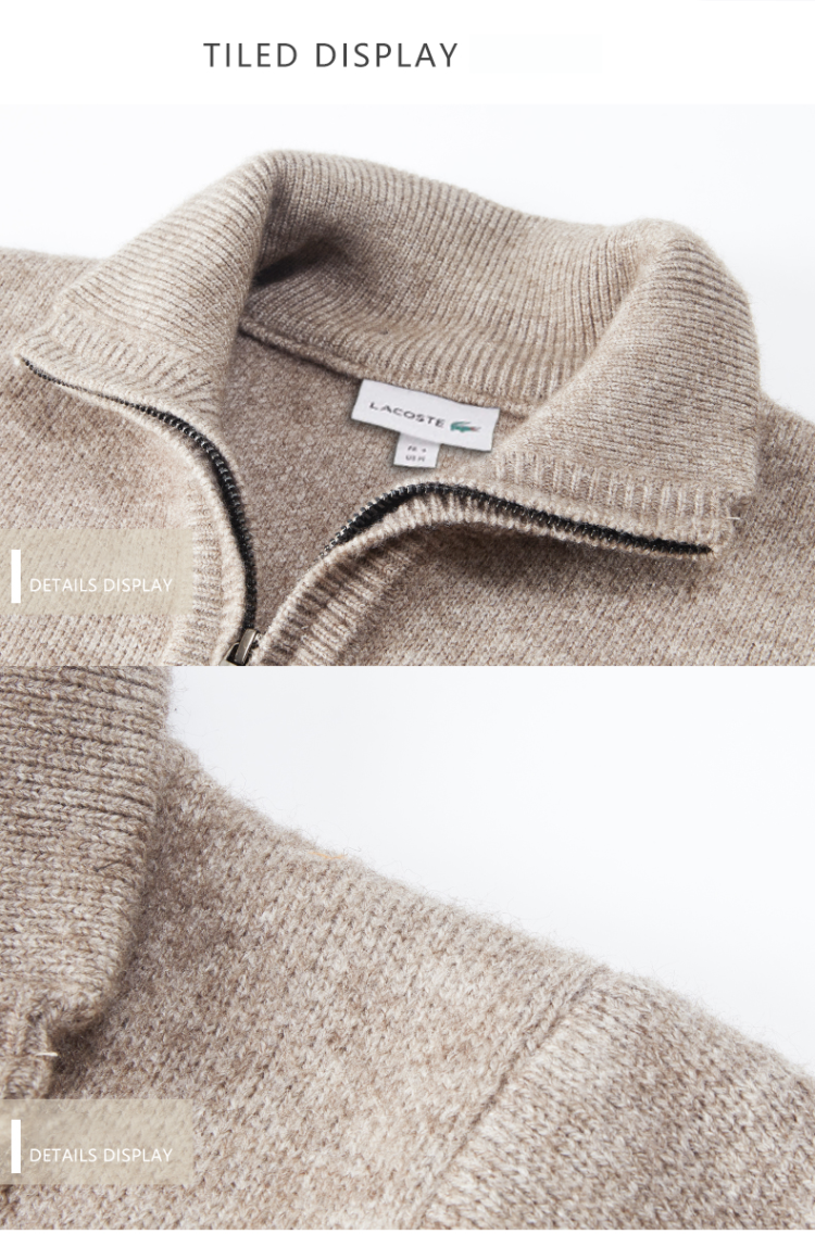 Liquidation – Pull à Col Montant Zippé LCT™ – Style et Confort à Petit Prix